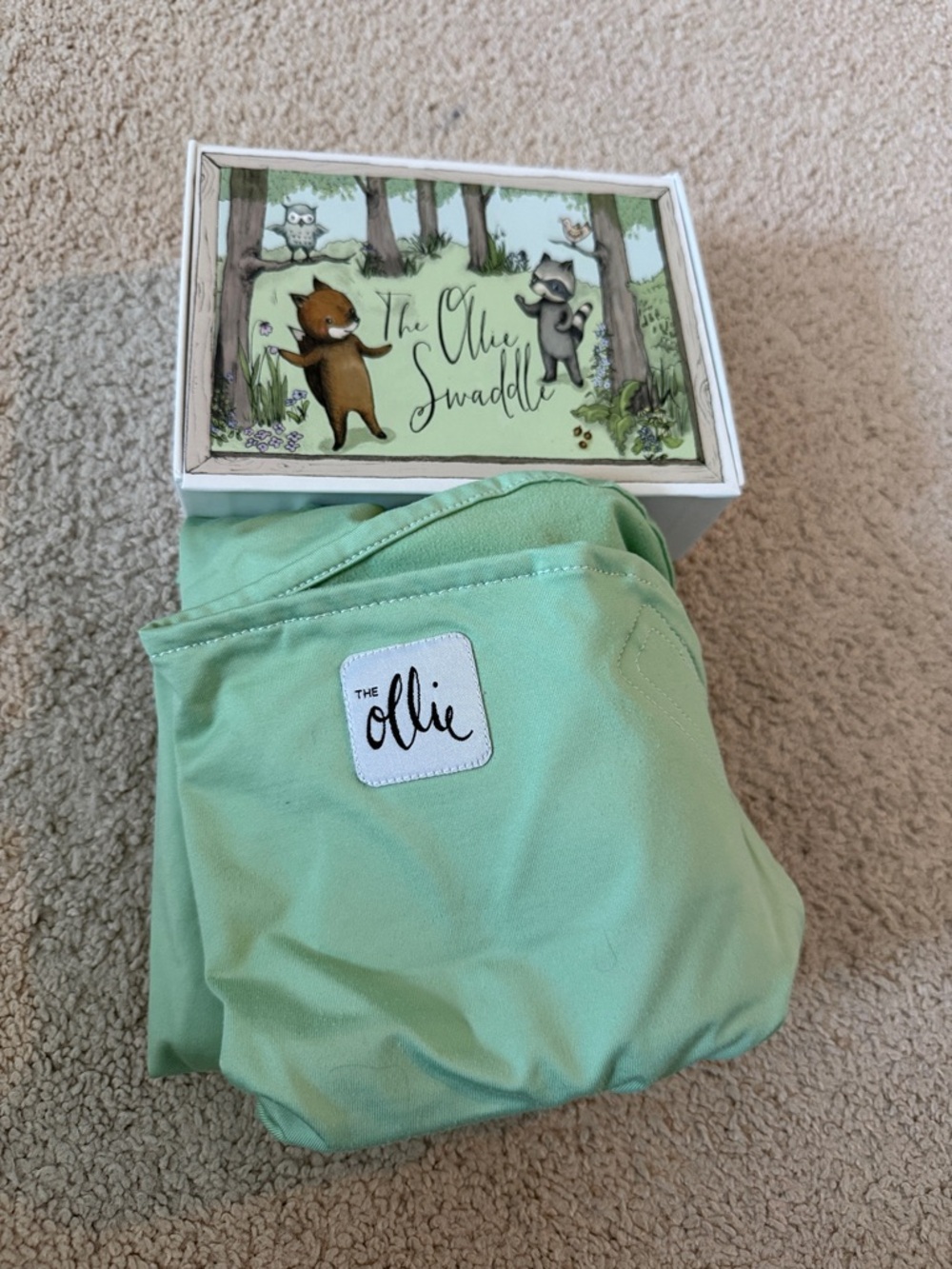 The Ollie Swaddle - Mint Green
